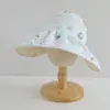 Sombrero de Protección Solar para Niños, Sombrero de Sol de Ala Ancha de Verano para Niñas, Visera de Dibujos Animados para Bebé, Transpirable, Anti-UV, Lindo