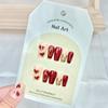 Tabletas de uñas para uso en mano 24 fototerapia parches de uñas postizas tridimensionales producto terminado tabletas de uñas desmontables
