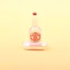 Botella de vino pequeña miniatura llavero colgante hecho a mano DIY funda para teléfono móvil material de juego de alimentos accesorios de resina casa de muñecas do11