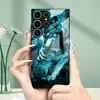Aplicable para Funda de Teléfono Samsung S26ULTRA A57 Lobo y Cachorro S24 Funda Protectora Carcasa de Vidrio Templado A07 Luna