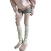Calcetines de Punto Cálidos para Otoño e Invierno Calcetines Apilables para Yoga Ballet Calcetines JK Calcetines para Pantorrilla Lana Aspecto Adelgazante Calcetines para Piernas para Mujer