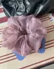 Goma para el pelo extragrande de organza para mujer, estilo nuevo con sentido de atmósfera, scrunchie de malla brillante, accesorio de alta gama para coleta