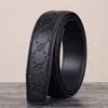 Cinturón de Cuero sin Hebilla Automático de 3.5 cm para Hombre, Cinturón Genuino de Piel de Vaca sin Hebilla