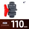 Válvula de esfera em UPVC GB grau industrial para tubo de água válvula de esfera de junta dupla válvula de esfera resistente a ácido e álcali químico válvula de esfera de junta dupla