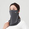 Mascarilla de protección solar de seda helada para hombre y mujer, gorro integral anti-UV para ciclismo, protección para el cuello, cubrebocas, velo, mascarilla para conducir