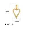 Venta caliente transfronteriza cobre microincrustado circonita chapado oro real 18k corona letra colgante estilo ins 26 accesorios de letra inglesa