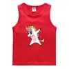 Chal de verano para niños 2023 estilo coreano algodón casual playera interior absorbente de sudor color sólido caramelo camiseta sin mangas para niños