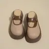Mules Fechadas de Solado Grosso Birkenstock para Mulheres, Novo Estilo Outono 2025, Meia-Chinelos Mary Jane Slip-On que Aumentam a Altura