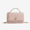 Bolso de Mano Cuadrado Pequeño de Moda Versátil, Acolchado Estilo Chanel Clásico de Nicho Nuevo Verano 2026 con Cadena, para Hombro y Cruzado