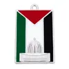Vendas Diretas de Fábrica Transfronteiriças Pingente Livre Palestina Acessórios DIY Liga de Liga de Zinco com Gotejamento de Óleo Pingente Único Joias Atacado