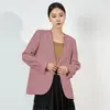 Trajes Finos Profesionales de Primavera y Otoño para Mujer, Trajes Casuales para Mujer, Estilo Commuter Oversize, Blazer Elegante y Maduro