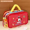 Bolsa de Maquillaje Original Tengyi para Cachorros Lindos Almacenamiento Compartimentado Gran Capacidad Portátil para Salidas Neceser Bolsa de Almacenamiento de Mano