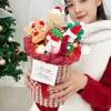 Ramo de Muñecos de Peluche Navideños, Ramo de Muñecos que se Iluminan, Regalo Festivo, Venta al por Mayor Exclusiva Transfronteriza