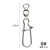 Giratorio con Rodamiento + Pin Mejorado Acero Inoxidable Alta Velocidad Giratorio de Anillo de Figura Conector de Pin Accesorios de Equipo de Pesca Venta al por Mayor