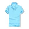 Polo de manga corta con solapa con logo personalizado, camiseta personalizada 230g, peto con estampado, bordado, camisa publicitaria