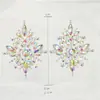 Venda Quente Transfronteiriça Adesivos de Diamante para Seios em Acrílico Adesivos Sexy para Seios Moda Europeia e Americana Balada Carnaval Adesivos Corporais Atacado