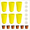 Simbiosis Pez-Planta Equipo de Marea Cultivo sin Suelo Taza de Plantación Sifón Cesta de Cultivo Conexión de Dispositivo DIY Accesorios de Tubería de Agua