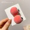 Grampo de Cabelo de Fruta Artificial Feminino Distinto Criativo Presilha Bico de Pato para Cabelos Quebrados Grampo de Cabelo Divertido Presilha para Franja Lateral Frontal Acessório de Cabeça