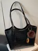 Bolsa Balde Nova Tendência Retro Moda Casual Bolsa de Ombro para o Trabalho Grande Capacidade Bolsa de Ombro