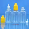 Anti-niños PET30ML Tapa de Doble Seguridad Punta Fina Tapón Interior Delgado Botella Gotero Inyección de Aceite Esencial Color Material Color Botella de Plástico Vacía