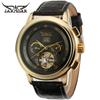 JARAGAR16557 Reloj de pulsera mecánico automático de 6 manecillas para hombre, correa de negocio, reloj mecánico