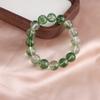 Nova Pulseira Chinesa 12mm Amarela Asai Gelo Moído Verde Fantasma Cornucópia Cristal Pulseira Pedra Rosa Água-marinha