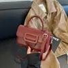 Bolso de Mano con Cinturón de Cuero de Comercio Exterior Moderno y Elegante, Bolso Cuadrado Pequeño, Nuevo Modelo 2026, Bolso de Hombro de Moda de Lujo Ligero, Bolso de Axila