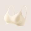 Suporte Push-Up, Alças Largas, Elevação Confortável em Camada Dupla, Sem Aros, Respirável, Seios Grandes, Pequeno, Lingerie Sem Costura, Modeladora e Costas Bonitas