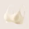 Sutiã Levanta e Sustenta com Fecho de Colchetes para Mulheres, Seios Pequenos, Push-Up, Sem Fio, Sutiã Estilo Colete com Fecho nas Costas, Sem Costura, Lingerie com Costas Bonitas