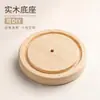 Lámpara de noche de tulipán de madera maciza, lámpara de mesa de ambiente creativa hecha a mano, adorno de escritorio casero hecho a mano de madera maciza, en stock