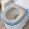 Tapete de Vaso Sanitário, Universal para Todas as Estações, Anel Espessado para Assento de Vaso Sanitário, Capa de Vaso Sanitário de Pelúcia Cartoon para Uso Doméstico no Outono e Inverno