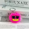 Chaveiro PomPom Fofo Engraçado Pingente Boca de Salsicha Feia Fofa Engraçada Par Melhor Amigo Bolsa de Estudante Pingente Lote