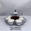 Olla de Plata Dian Gong Tang Patrón Li Olla de Plata Esterlina Pie de Olla de Plata Tetera de Plata Hecha a Mano para el Hogar Una Olla Un Certificado Tetera de Plata Tetera para Remojar