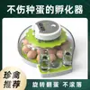 Incubadora Totalmente Automática para Uso Doméstico, Pequeña Incubadora de Huevos de Pollo, Pato, Ganso, Huevos de Codorniz, Llenado Automático de Agua