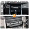 Adecuado para Toyota 22 VELOZ interior modificado ajuste de aire acondicionado parche decorativo ABS patrón de fibra de carbono accesorios modificados