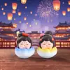 Vaso Antiguo Niña Yannu Jiao tamaño pequeño Serie Tang Xiaohuan Adornos Hogar Decoraciones Guofeng Fábrica Outlet