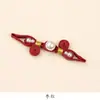 Nuevo botón de cheongsam estilo chino, accesorios de botón para chaleco Hanfu y traje Tang vintage envueltos en perlas tejidas a mano