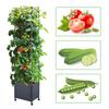 Maceta rectangular con tapa cuadrada transfronteriza de Amazon, maceta familiar para balcón, planta trepadora, maceta gruesa.