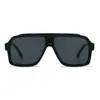 2025 Nueva Moda Europea y Americana para Hombres y Mujeres Gafas de Sol de Marco Grande Transfronterizas Retro Piloto de Gama Alta Gafas de Sol de Carey
