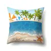 Funda de Almohada de Oficina Almohada para Cintura de Playa Funda de Almohada Creativa para Sofá del Hogar