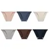 Explosivos al por mayor ropa interior sin costuras de seda helada para mujer, verano, entrepierna de algodón, cintura baja, T-pants puros y sexys, parte inferior de bikini