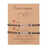 2 piezas/set Pulsera de Amistad para Pareja con Dijes Corazón de Amor Margarita Piedra Volcánica Pulseras Brazalete Para Mujeres Hombres Joyería de Deseos de Suerte