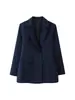 Para Comercio Exterior Europeo y Americano Transfronterizo Ropa de Mujer Aliexpress Venta Caliente Moda Commuter Ceñidor de Cintura Traje Vestido de Doble Botonadura