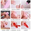 Manicura 288 Piezas, 12 Moldes Mixtos de Cristal para Extensiones de Uñas, Uñas Rápidas de Fototerapia, Múltiples Tamaños con Escala