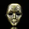 Máscara Veneciana de Halloween Retro Accesorios para Fiesta de Mascarada Adulto Niños Máscara Antigua Tallada Venta al por Mayor