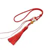 Cordón de borla tejido a mano, accesorio estilo vintage, disponible en varios colores, adecuado para decoración de teléfono y llaves