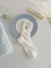 Calcetines Bordados Sin Costuras para Mujer, de Media Pantorrilla, Delgados, Estilo Coreano, Estilo Ins, Holgados, de Algodón, Verano 2026, Delgados, Estilo Coreano