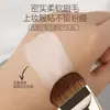 Novo Produto Transfronteiriço Pincel de Base em Formato de Língua Ultrafino Sem Marcas em Forma de Leque Pincel de Base Corretivo Pincel de Maquiagem Plano de Uma Linha Pincel Único
