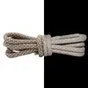 Cadarços Redondos Kurojin de Poliéster Refletivo Servem para Yeezy Dad Shoes Sapatos de Trabalho Sapatos Esportivos Sapatos Casuais com