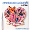 Ímãs Magnéticos Decorativos de Alta Qualidade para Geladeira Doméstica, Judy e Nick de Zootopia, 2 Peças Colecionáveis de Natal